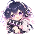 BMS曲管理ツールのキャラクター、さてらちゃん。